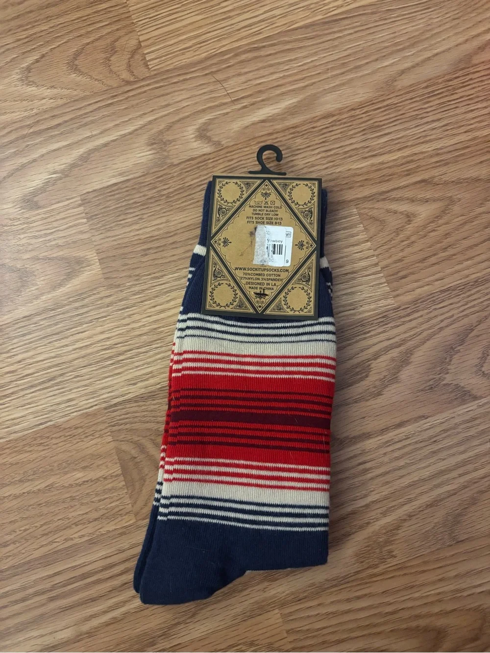 Sock It Up Cowboy Men Crew Socks 1 Pair